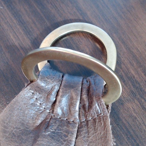 Elegant Brown Leather Belt